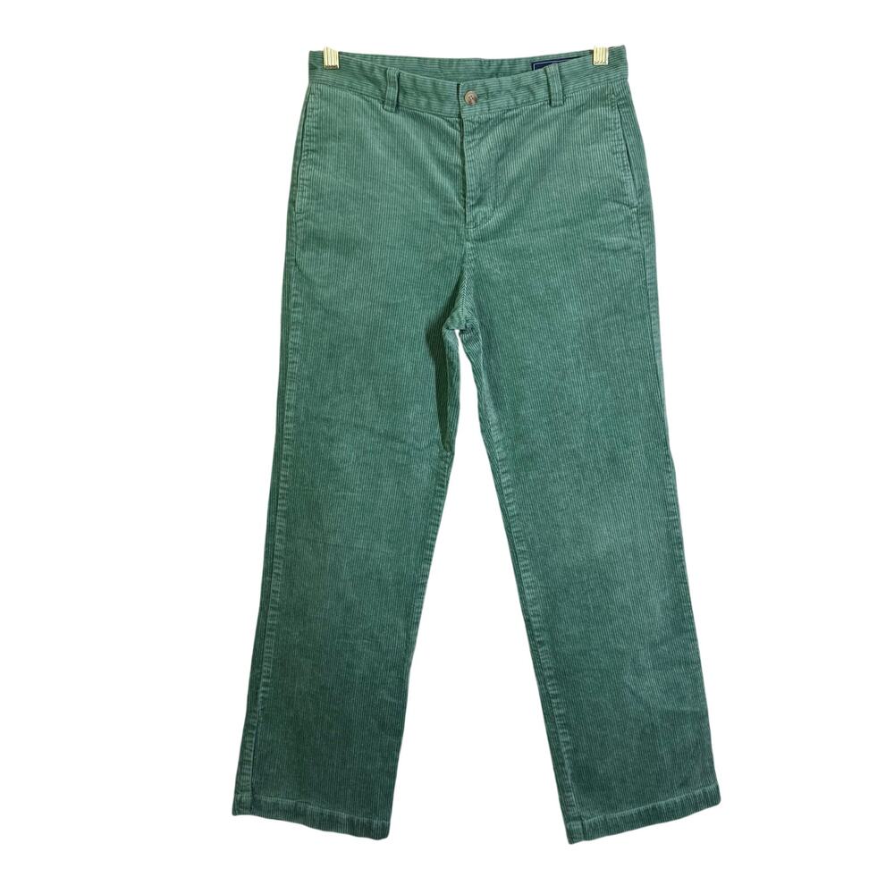 VINEYARD VINES SHEP & IAN Pants 18 Micro Corduroy Slit Side Pockets Flat‎ Front